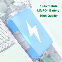 Load image into Gallery viewer, 16inch 3 blades rechargeable stand fan  LD-801/ Fan Adapter controller