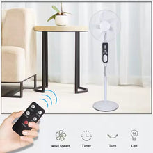 Load image into Gallery viewer, 16 Inches 5 blades rechargeable LD-8016/ Fan plug controller