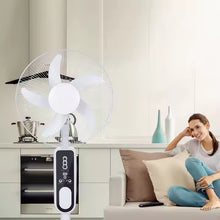 Load image into Gallery viewer, 16 Inches 5 blades rechargeable LD-8016/ Fan plug controller