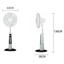 Load image into Gallery viewer, 16/ Inches 5 blades rechargeable stand fan LD-300A16/ Fan plug controller