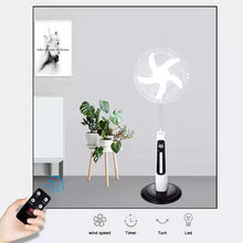 Load image into Gallery viewer, 16/ Inches 5 blades rechargeable stand fan LD-300A16/ Fan plug controller