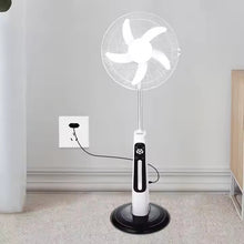 Load image into Gallery viewer, 16/ Inches 5 blades rechargeable stand fan LD-300A16/ Fan plug controller