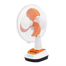 Load image into Gallery viewer, 12 Inches 3 blades rechargeable fan LD-3212 Fan  SolarPanel