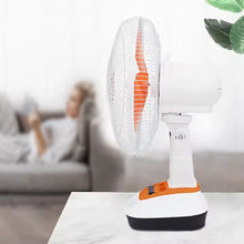 Load image into Gallery viewer, 12 Inches 3 blades rechargeable fan LD-3212 Fan  SolarPanel