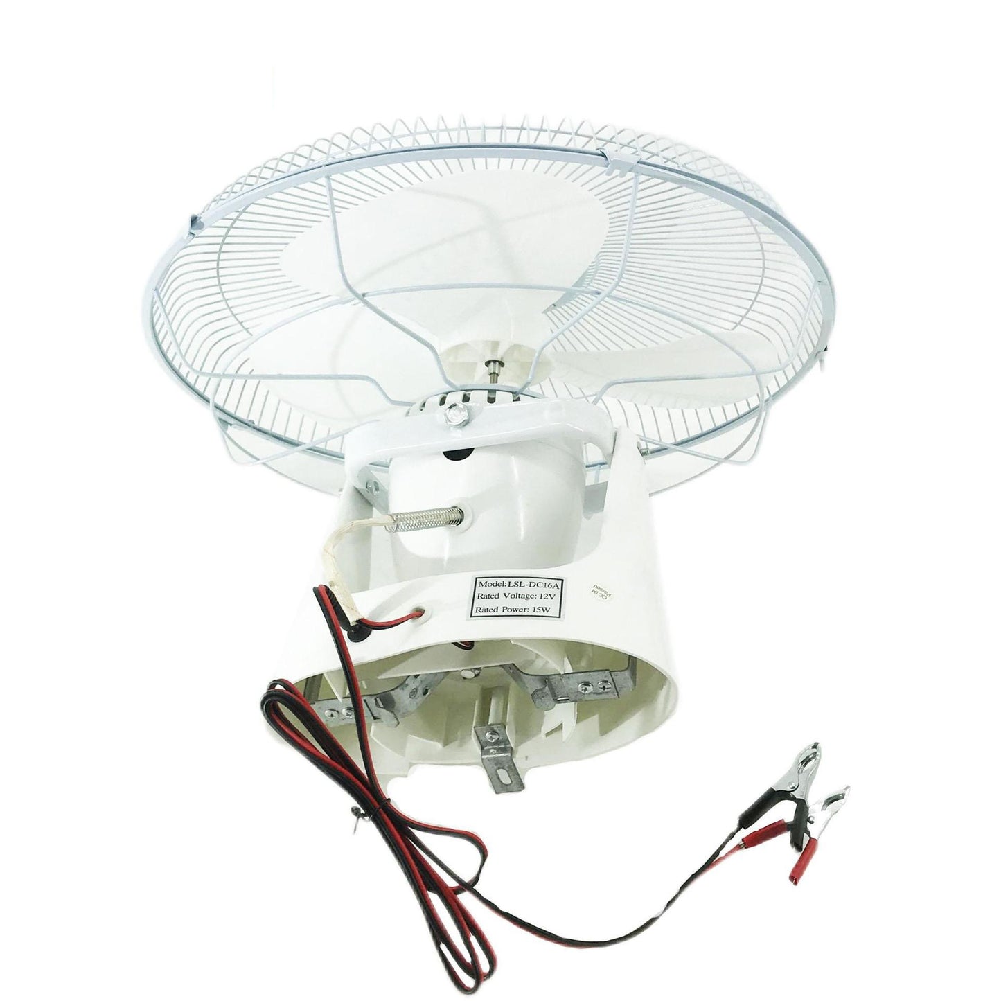 16" Rechargeable Orbit Fan – 360° Ceiling/Wall Mount Fan with Lithium Battery | Jumbo