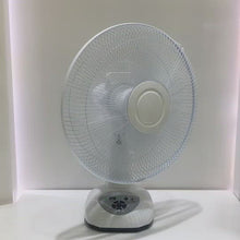 Load and play video in Gallery viewer, Energy 12 inch emergency charger table fan solar desk fan rechargeable