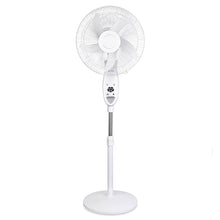 Load image into Gallery viewer, Hot Selling 16inch AC 12V DC Rechargeable Fan Price Cheap AC DC Fan Solar Fan Rechargeable Battery 16inch With Remote Control