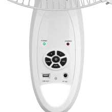 Load image into Gallery viewer, Hot Selling 16inch AC 12V DC Rechargeable Fan Price Cheap AC DC Fan Solar Fan Rechargeable Battery 16inch With Remote Control