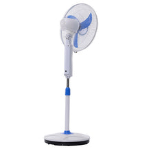 Load image into Gallery viewer, 16 inch BLDC Motor Solar Powered Solar Fan 12V DC Stand Fan Pedestal Floor Fan