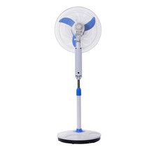 Load image into Gallery viewer, 16 inch BLDC Motor Solar Powered Solar Fan 12V DC Stand Fan Pedestal Floor Fan