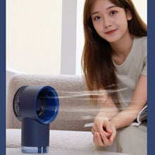 Load image into Gallery viewer, 5V Desktop Spray Ambient Light Water Cooling Fan Bladeless Portable Fan