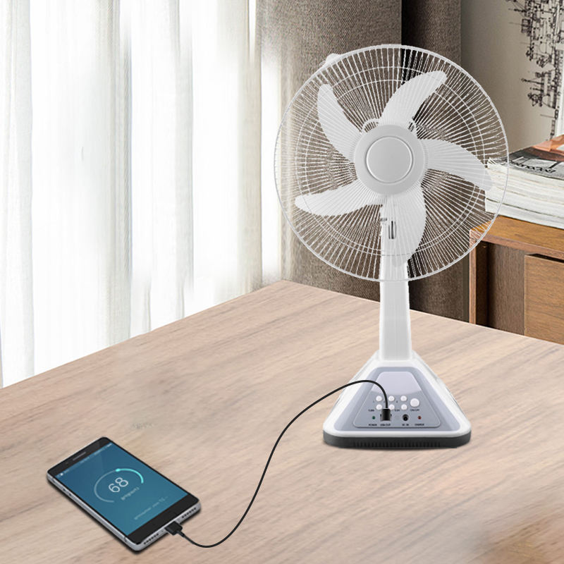 14"-16" Solar Powered Rechargeable Wall Fan (6V 4.5Ah) - Bulk Wholesale | Jumbo
