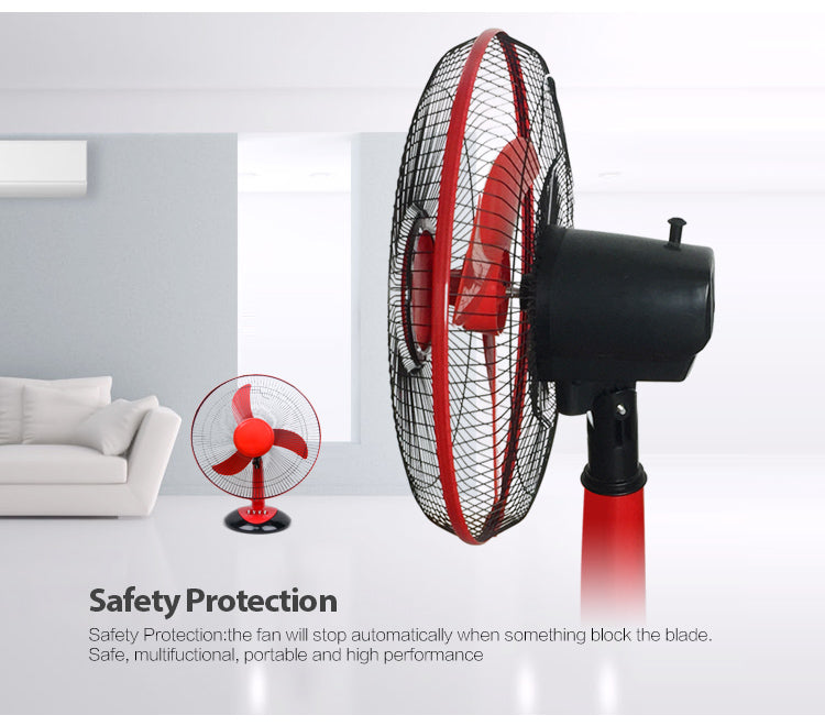 12"-16" BLDC DC Table Fan for Solar Home Systems & Storage | Jumbo