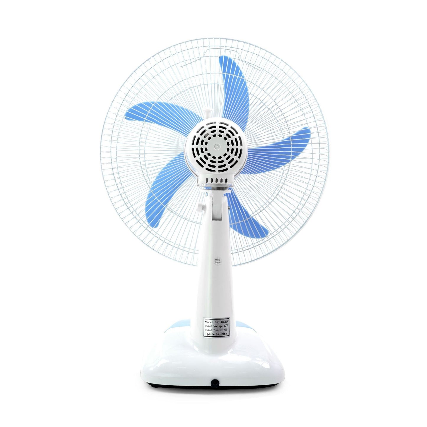 12"-16" Wide-Voltage BLDC Table Fan (6V-18V DC Input) | Jumbo Factory