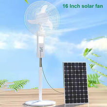 Load image into Gallery viewer, 16inch 3 blades rechargeable stand fan &nbsp;LD-801/ Fan Adapter controller
