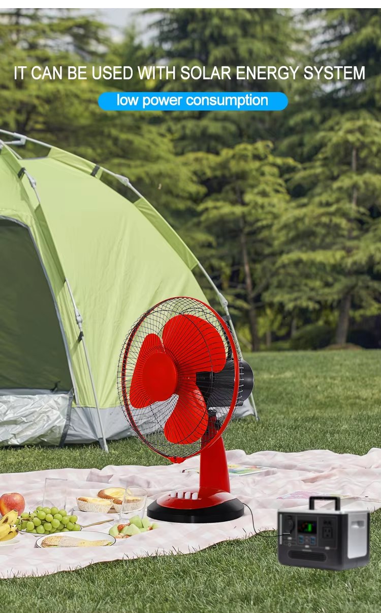 12"-16" BLDC DC Table Fan for Solar Home Systems & Storage | Jumbo