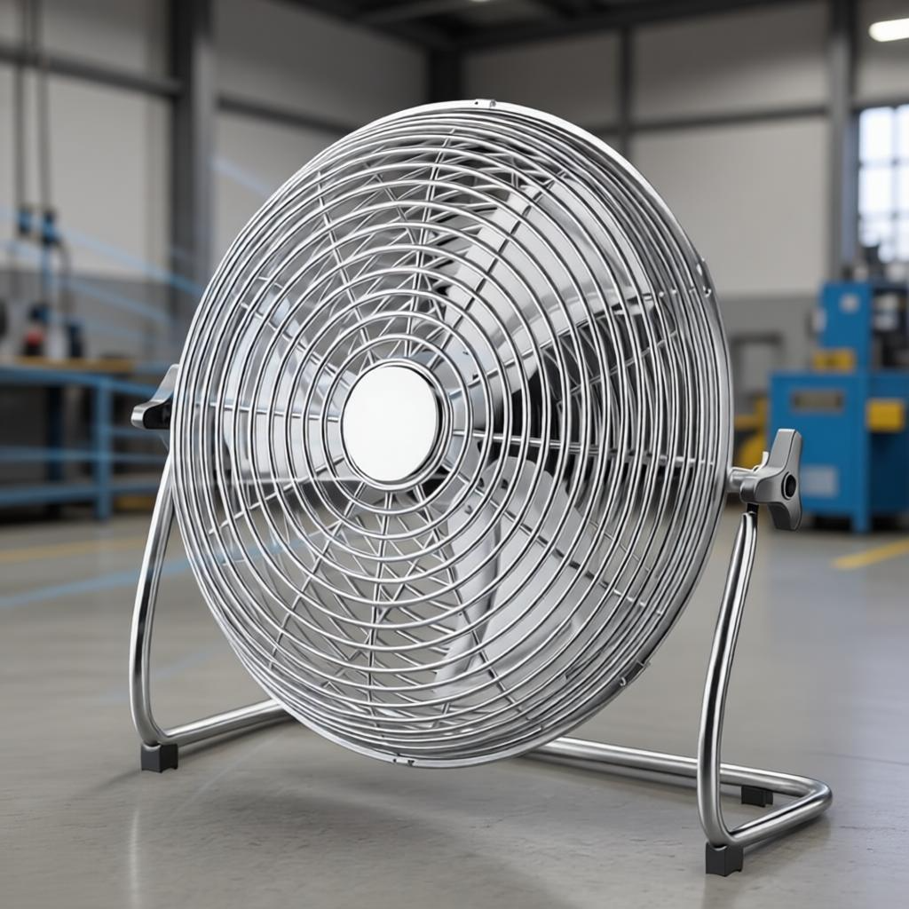 12" Industrial-Grade Metal Rechargeable Fan | Brushless Motor, 15600mAh Battery | Jumbo