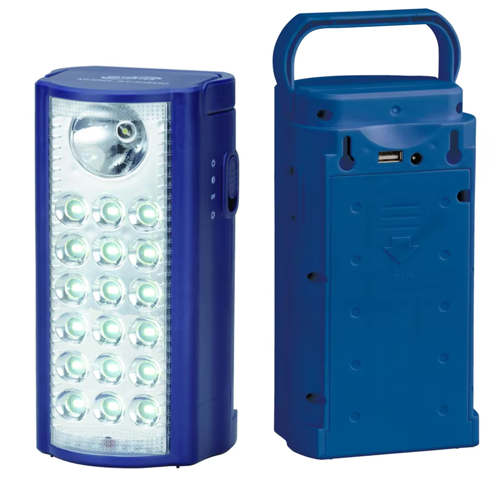 Multifunction Solar-Compatible Rechargeable Hand Lamp