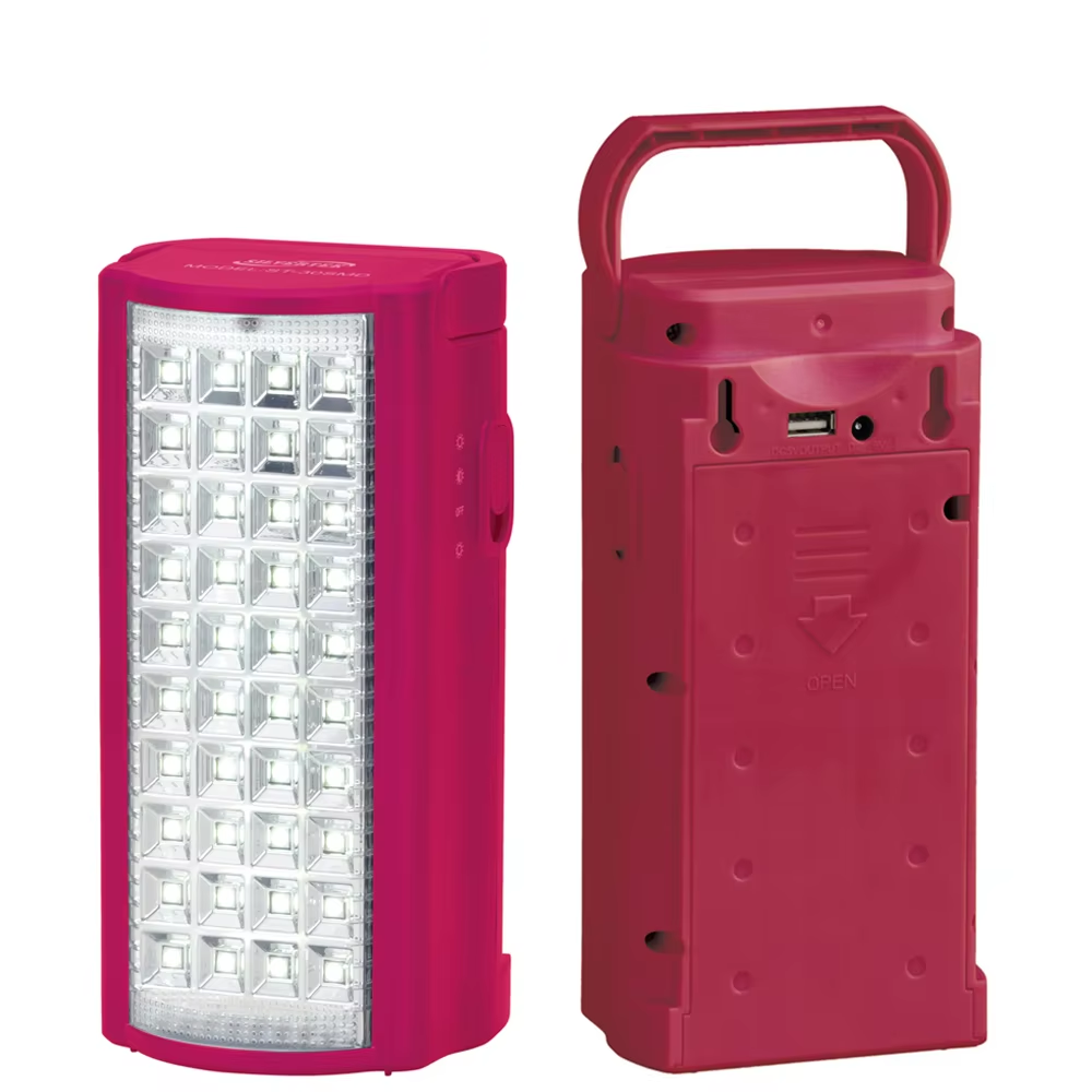 Multifunction Solar-Compatible Rechargeable Hand Lamp