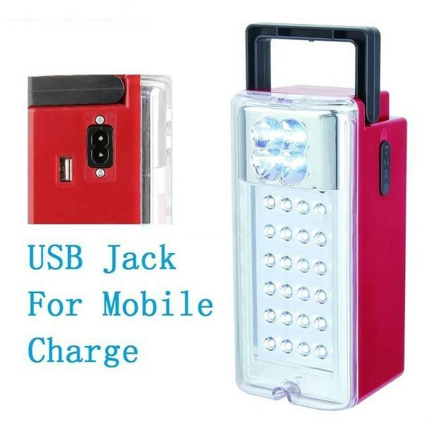 Multifunction Solar-Compatible Rechargeable Hand Lamp