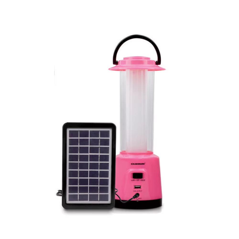 Solar-Compatible Rechargeable Camping Lantern