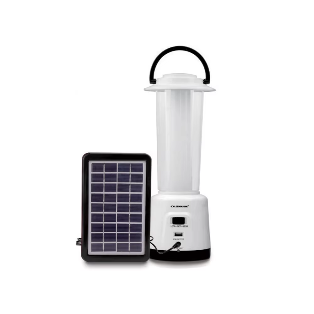 Solar-Compatible Rechargeable Camping Lantern