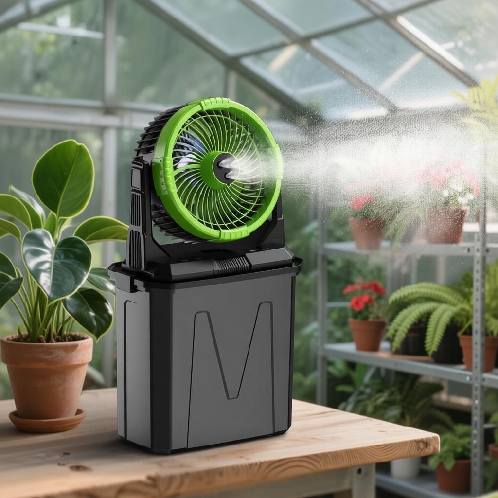 10L Portable Mist Cooling Fan | Outdoor Camping & Fishing Fan with LED Light, Remote Control & 20000mAh Battery | Jumbo