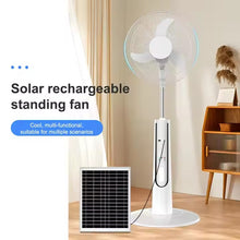 Load image into Gallery viewer, 16/ Inches 3 blades rechargeable stand fan LD-500  Fan plug controller
