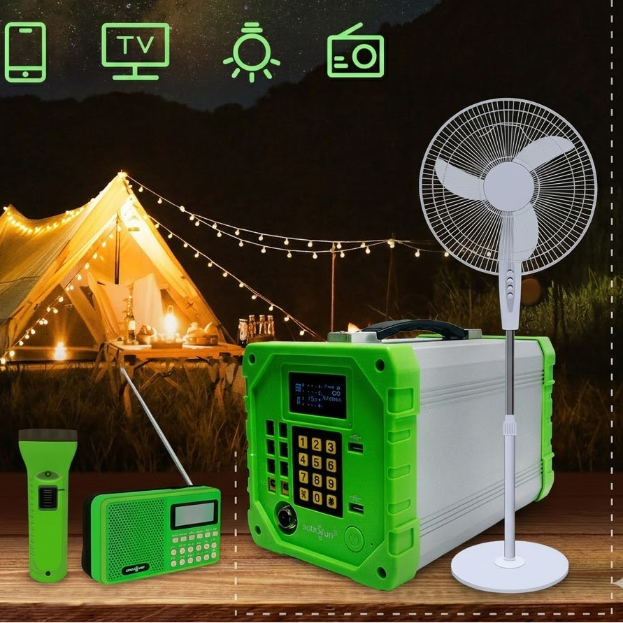 16" Energy-Efficient DC Stand Fan (12V/24V) - Pure DC Input