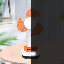 Load image into Gallery viewer, 12 Inches 3 blades rechargeable fan LD-3212 Fan  SolarPanel
