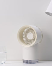 Load image into Gallery viewer, 5V Desktop Spray Ambient Light Water Cooling Fan Bladeless Portable Fan
