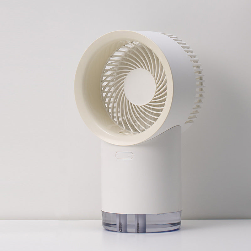 5V Desktop Spray Ambient Light Water Cooling Fan Bladeless Portable Fan