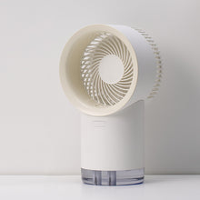 Load image into Gallery viewer, 5V Desktop Spray Ambient Light Water Cooling Fan Bladeless Portable Fan
