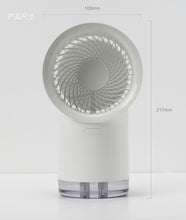 Load image into Gallery viewer, 5V Desktop Spray Ambient Light Water Cooling Fan Bladeless Portable Fan
